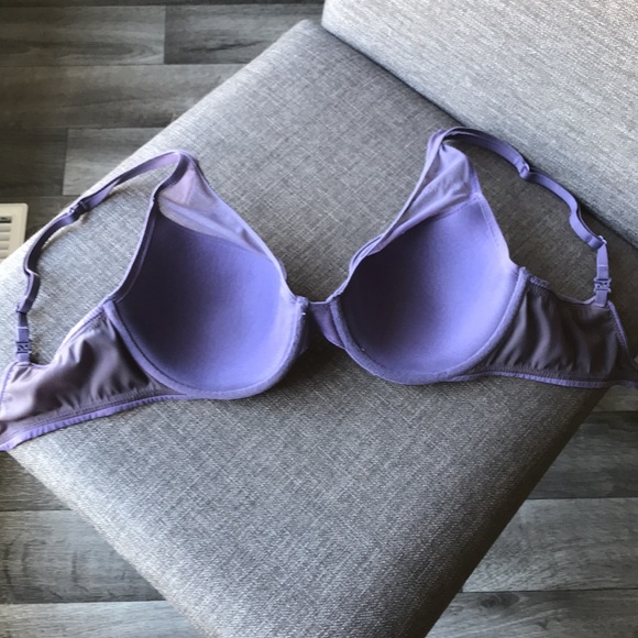 Victoria’s Secret 32 D Purple Bra with Mesh Top - Picture 2 of 4